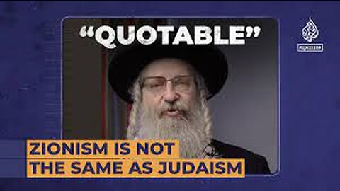 Judaism vs Zionism. Rabbi explains