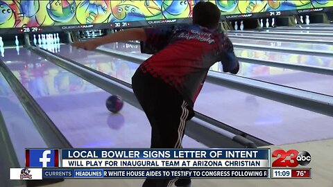 Local bowler signs letter of intent