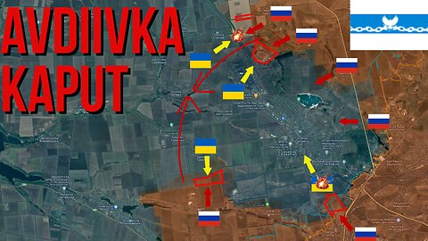 Russians Successfully Penetrate Ukrainian Defence Lines Near Avdiivka, Starting A Pincer Maneuver!