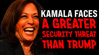 ‘Cackling’ Kamala Harris FACES GREATER SECURITY threat than DONALD TRUMP?