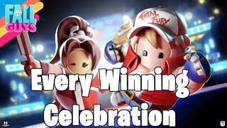 Fall Guys - Every Winning Celebration Ever