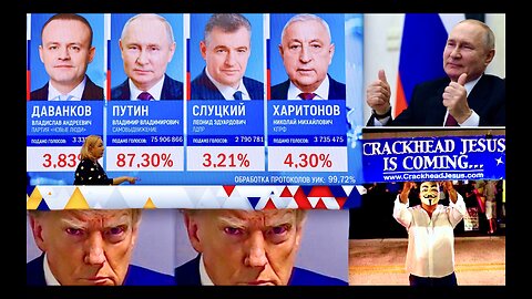 Putin Wins Russia Election Landslide Victory Foreshadows Trump 2024 Mega MAGA Deep State Bloodbath
