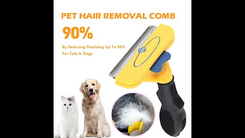 Comfortable Pet Hair Removal Comb