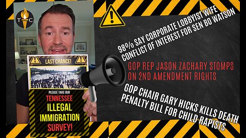 GOP Rep Zachary Stomps On 2A Rights . Rep Hicks Kills Death Penalty Bill for Child Rapists & More!