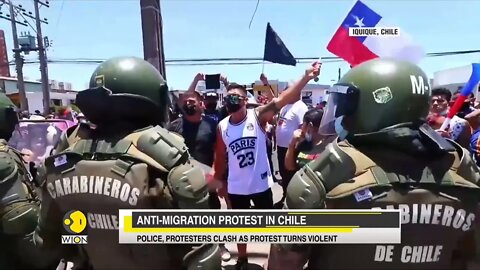 Chile Having Anti Migrant Protest