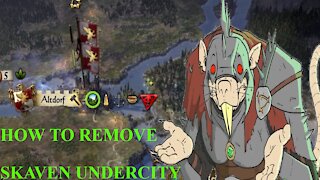 Total War Warhammer II - How to Destroy Skaven Undercity