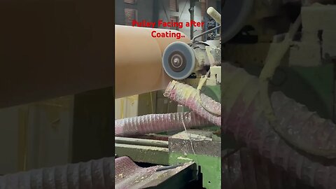 Pulley Lagging | Pulley Coating | Pulley Facing #engineering #learning #mechanical #pulley #coating