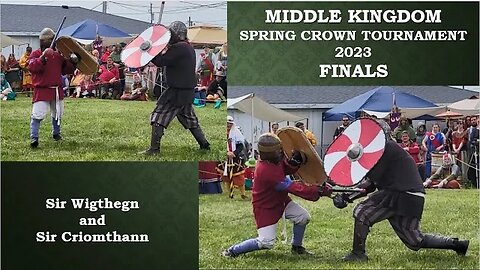 Sir Wigthegn and Sir Criomthann | Finals of SCA Midrealm Spring Crown Tourney 2023