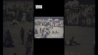 Coney Island Amusement Park 1918 | Restored footage
