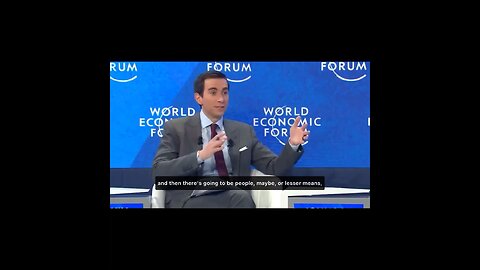 Captioned - WEF panel, titled ‘Shaping a Shared Future’