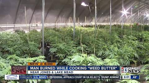 'Weed butter' explosion sends Las Vegas man to hospital