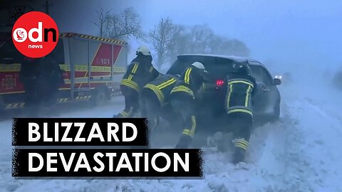 Devastating Snowstorm Blasts Europe
