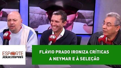 Após 4 a 0, Flávio Prado ironiza críticas a Neymar e à Seleção