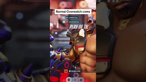 Normal overwatch coms after a victory