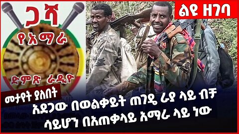 #Ethiopia አደጋው በወልቃይት ጠገዴ ራያ ላይ ብቻ ሳይሆን በአጠቃላይ አማራ ላይ ነው❗️❗️❗️ Amhara | Fano | Prosperity Jan-12-23