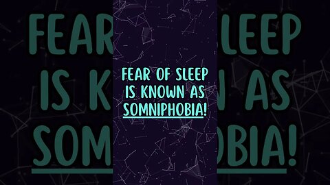 😱Interesting Facts! 👀 #shorts #shortsfact #facts #generalfact #interestingfacts #somniphobia #sleep