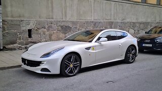 Beautiful Bianco Fuji Ferrari FF in Stockholm [8k]