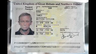 Do you have a passport like James Bond???????????