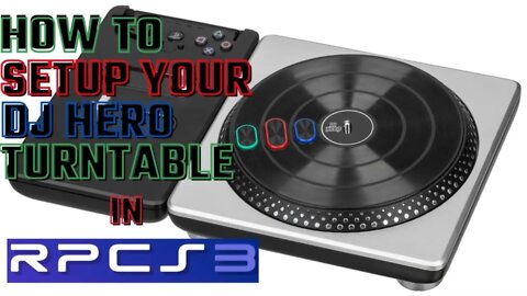 How to setup DJ Hero turntable in RPCS3