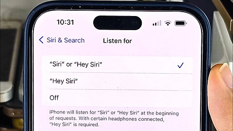 How To Activate Hey Siri or Siri in iPhone 15 Pro Max