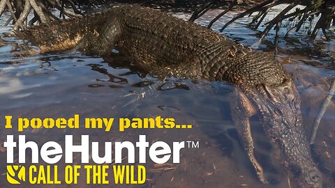 TheHunter CALL OF THE WILD | Australian Croc makes me poo my pants