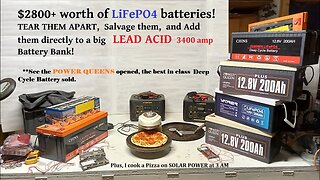 Use Lead Acid & Lithium LiFePO4 in same battery bank system, cut cost and extend battery lifespan
