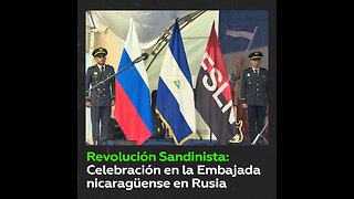 Embajada de Nicaragua en Rusia celebra el 45.º aniversario de la Revolución Sandinista