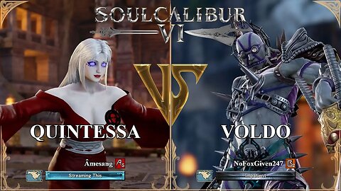 SoulCalibur VI — Amesang (Quintessa) VS NoFoxGiven247 (Voldo) | Xbox Series X Ranked