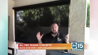 All Pro Shade Concepts add more living space to your patio with shade!