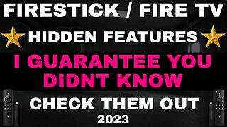 ⭐ 5 HIDDEN FIRESTICK FEATURES YOU DON'T KNOW ⭐