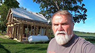 Restoring An 1820s Barn Episode 25 Appling Roof Coating