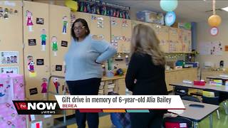 Gift drive for 6-year-old Alia Bailey