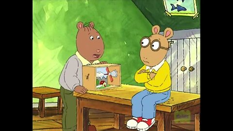 Hidden Easter Egg in Arthur - Brain's Stuffed Pig named Plato