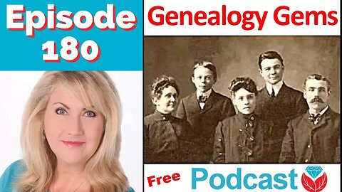 Episode 180 - Ancestry, FamilySearch, Google, Cloud Backup, Book Club Interview