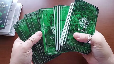 Unboxing Wiccapedia Spell Deck by Shawn Robbins, Leana Greenaway and Charity Bedell