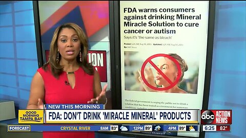 FDA: Drinking Mineral Miracle Solution will not cure cancer, autism