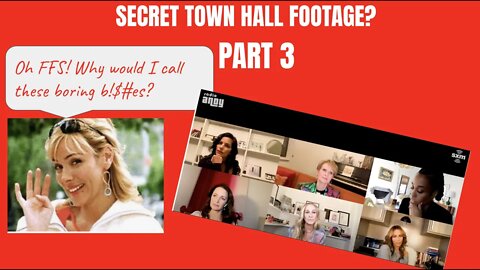And Just Like That Throws Shade at Kim Cattrall....AGAIN. Town Hall Footage Part 3