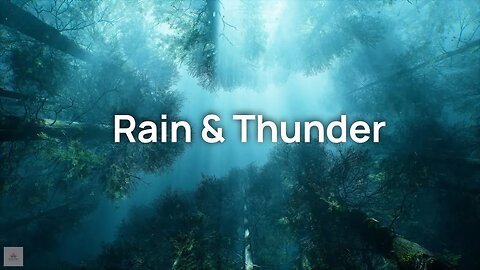 Best Rain Forest Thunder & Rain Sounds for Instant Sleep & Stress Relief | Nature Sound for Focusing