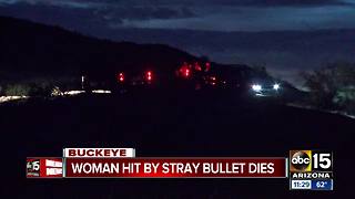 Police identify woman killed by stray bullet in Buckeye