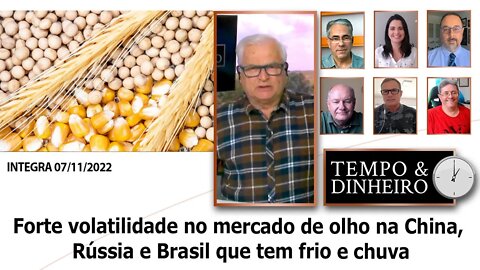 Forte volatilidade no mercado de olho na China, Rússia e Brasil que tem frio e chuva