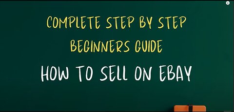 How To Sell on eBay For Beginners (2024 Step By Step Guide)