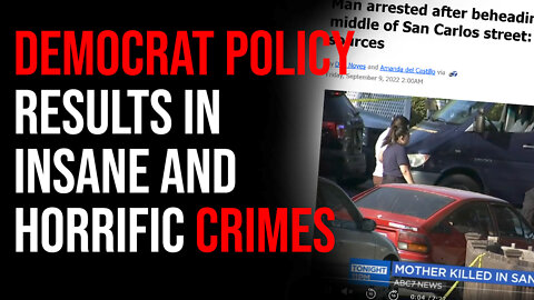 Democrat Policy Results In INSANE Horrific Crimes, Destabilizing The Country