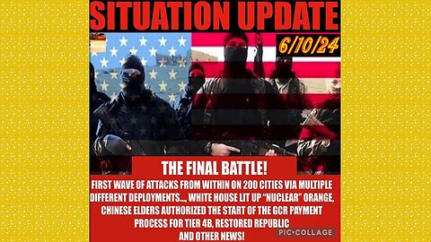 SITUATION UPDATE 6/10/24 - Nato At War W/Russia,Israel & Hezbollah,Trump Trial,Gcr/Restored Republic