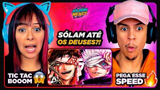 ♪ Olhos Vendados | Gojo e Qin Shi Huang | AniRap e VMZ| [React em Casal] 🔥