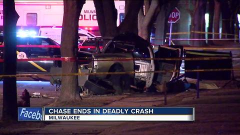 West Allis man killed after crashing into tree during overnight police chase