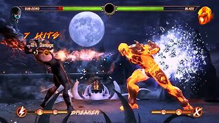 Mortal Kombat 9 - Black Sub Zero - Expert Ladder - Gameplay @(1080p)