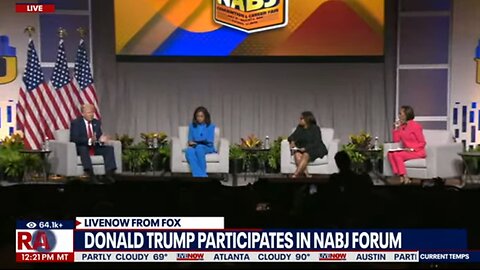 WATCH FULL Former President Trump fiery discussion at NABJ Forum in Chicago