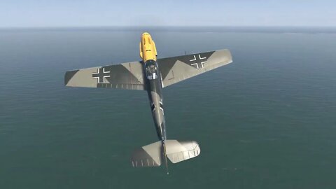Bf109E-7 Vs Hurricane (Cliffs Of Dover Blitz)