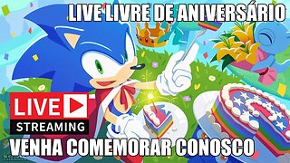 Live livre de aniversário • Venha comemorar meu aniversário conosco em live!