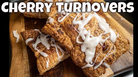 Cherry Turnovers on the Blackstone AirFryer Combo